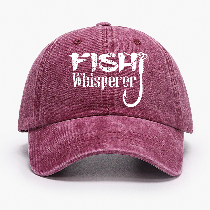 Fish Whisperer Funny Fishing Hat