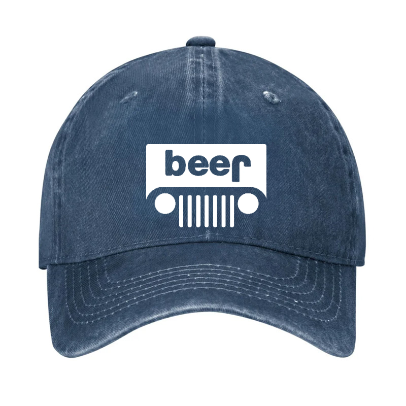 Funny Beer Or Jeep Hat