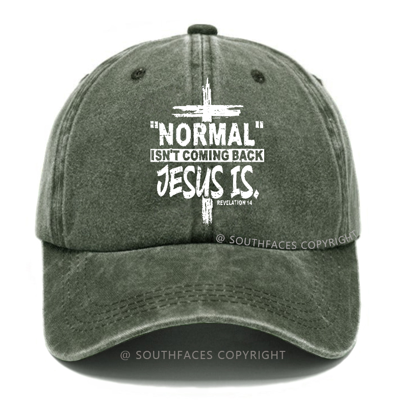 Normal Isn't Coming Back Jesus Is Revelation 14 Christian Hat