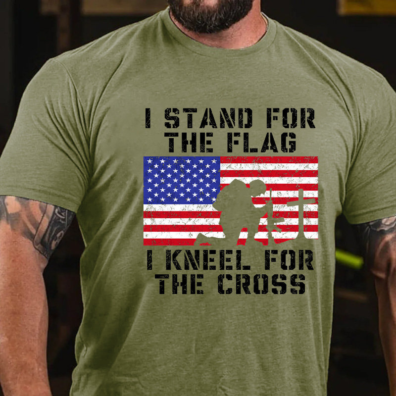 I Stand For The Flag I Kneel For The Cross T-shirt
