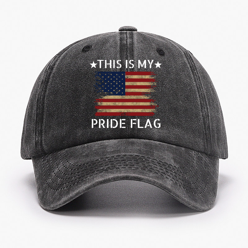 American Flag This Is My Pride Flag Hat