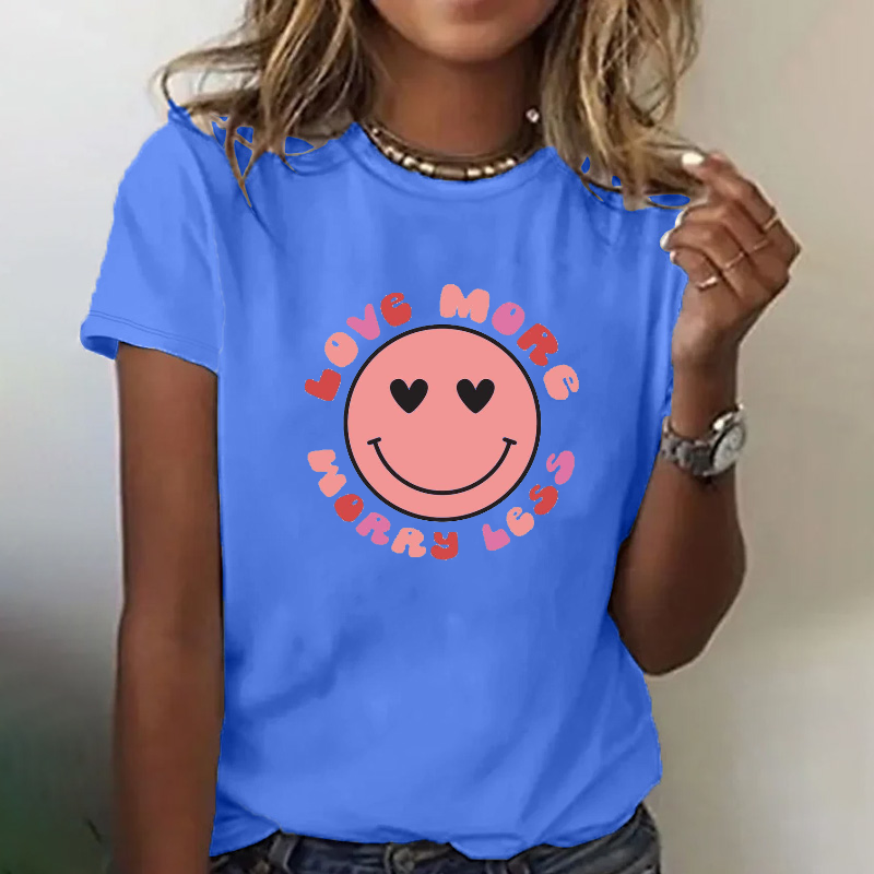 Love More Worry Less Women T-shirt