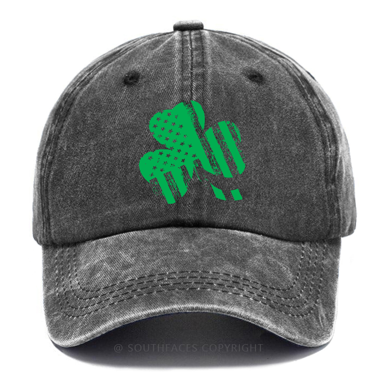 USA Flag Shamrock Print St. Patrick's Day Hats