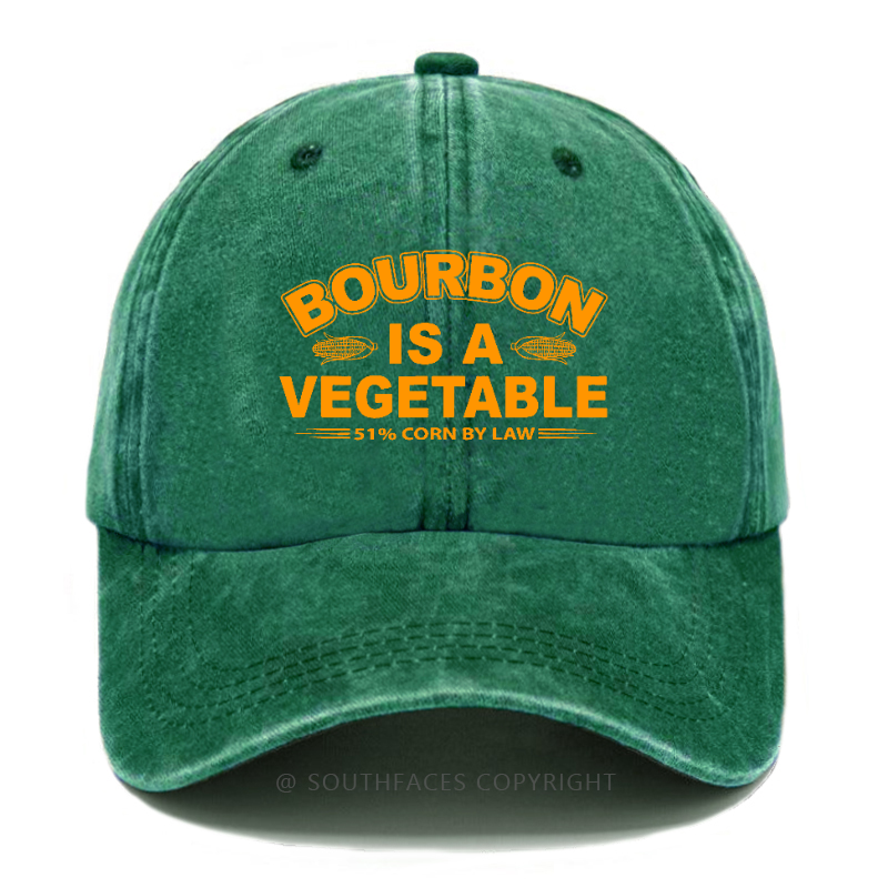 Bourbon Is A Vegetable 51% Corn By Law Hat
