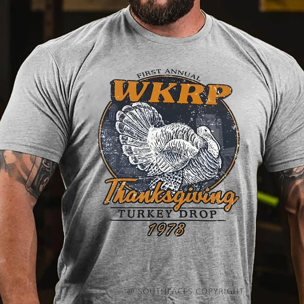 First Annual Wkrp Thanksgiving Turkey Drop T-Shirt