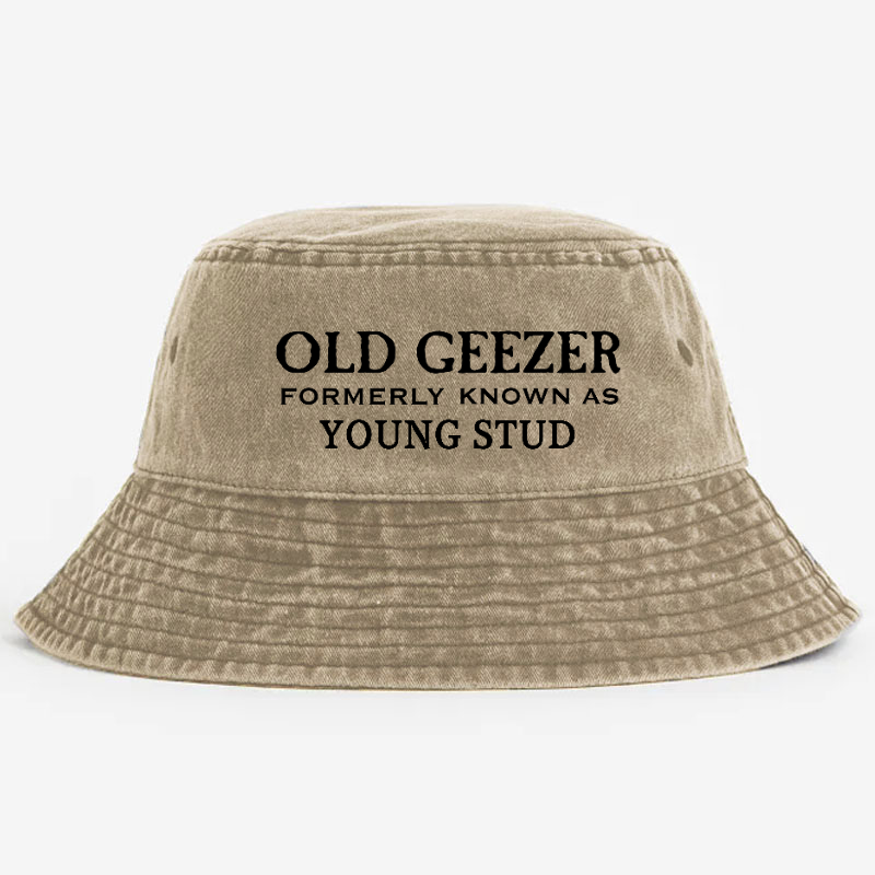 Old Geezer Formerly Known As Young Stud Bucket Hat