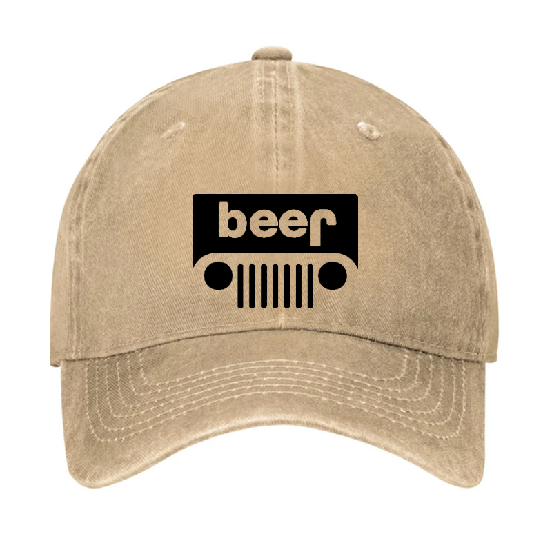 Funny Beer Or Jeep Hat