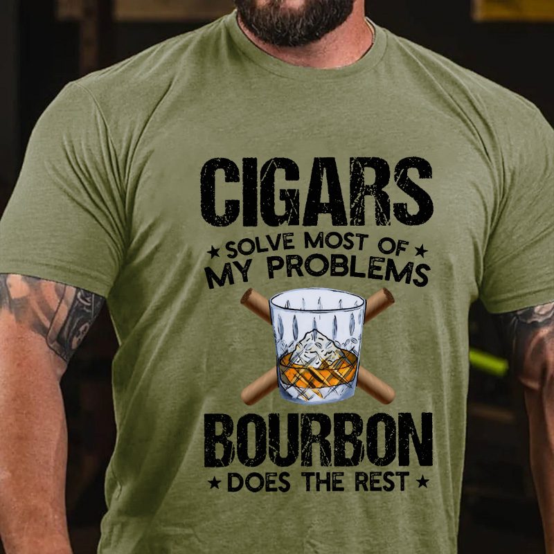 Cigars Solve Most Of My Problems T-shirt