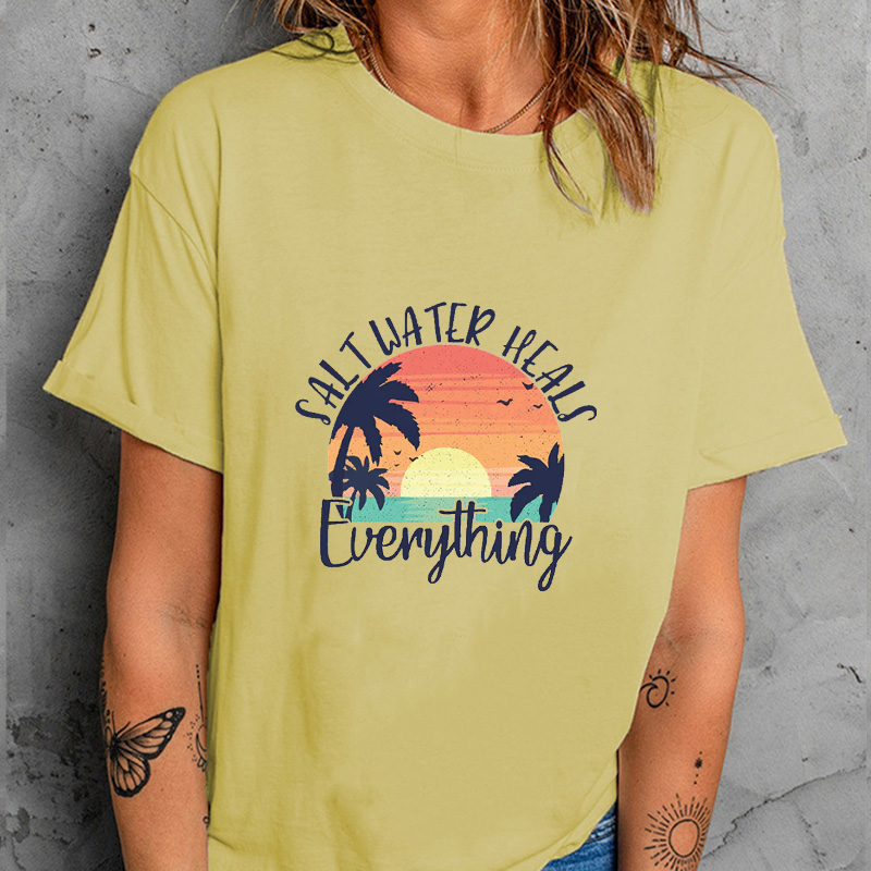 Salt Water Heals Everything T-shirt