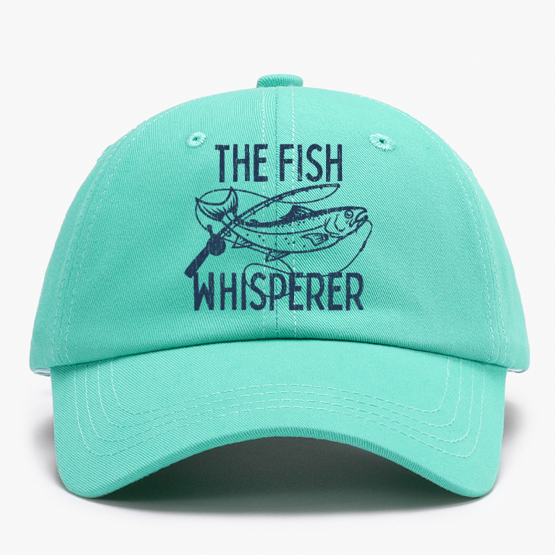 The Fish Whisperer Funny Fishing Baseball Hat