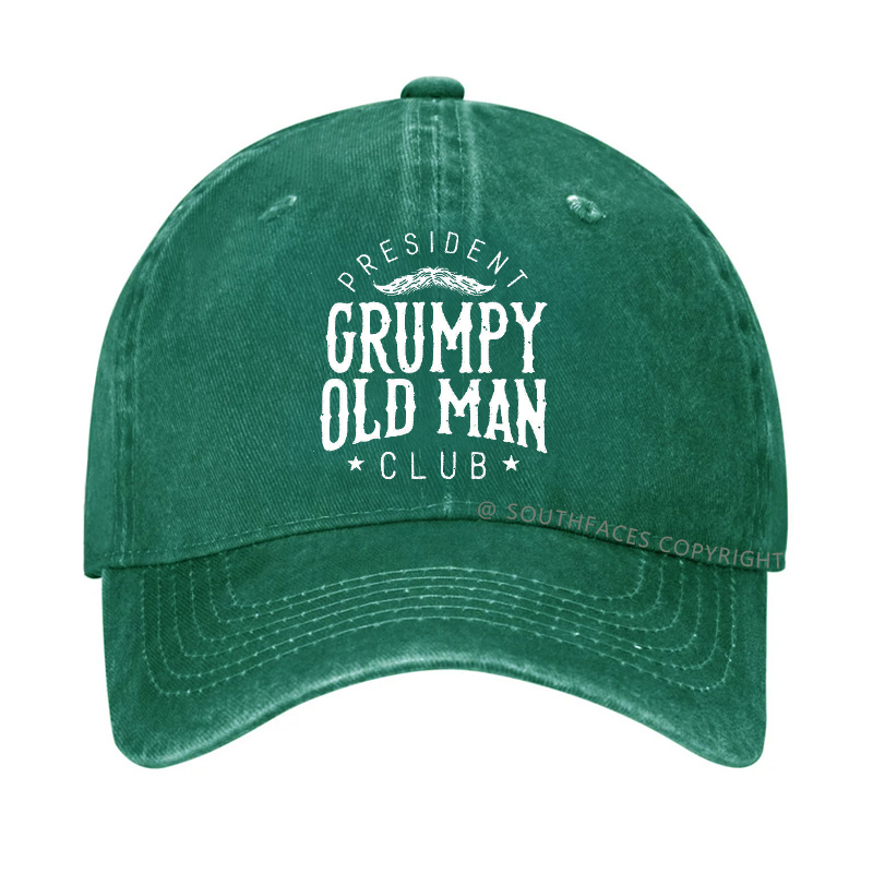 PRESIDENT GRUMPY OLD MAN CLUB Hat