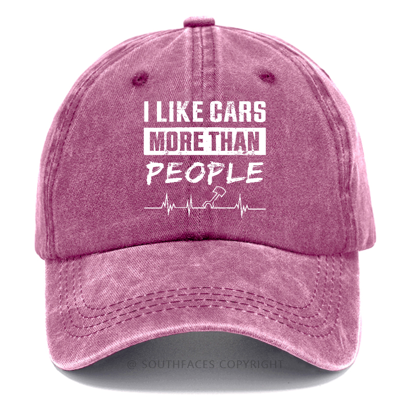 I Like Cars More Than People Hat
