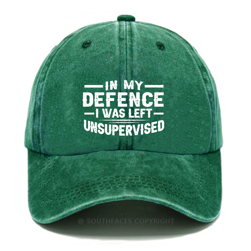 In My Defence I Was Left Unsupervised Hat
