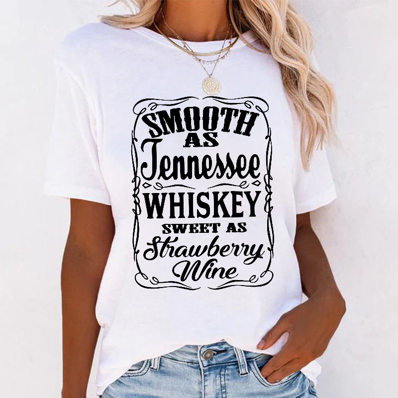 Smooth As Tennessee whiskey T-shirt
