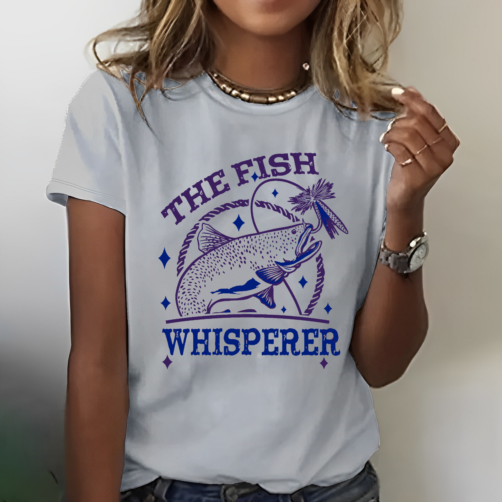 The Fish Whisperer Funny Fishing T-shirt