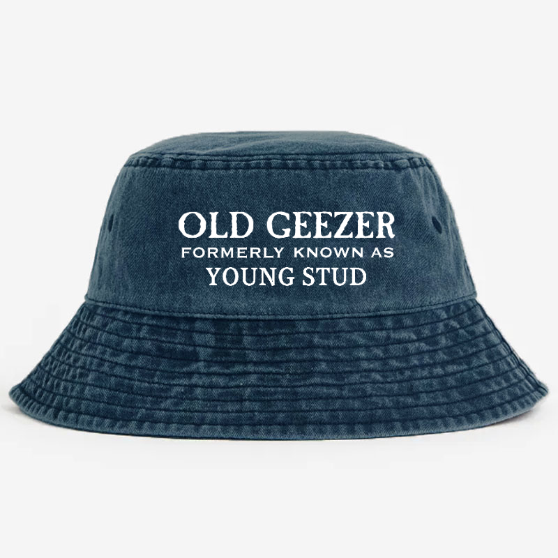 Old Geezer Formerly Known As Young Stud Bucket Hat