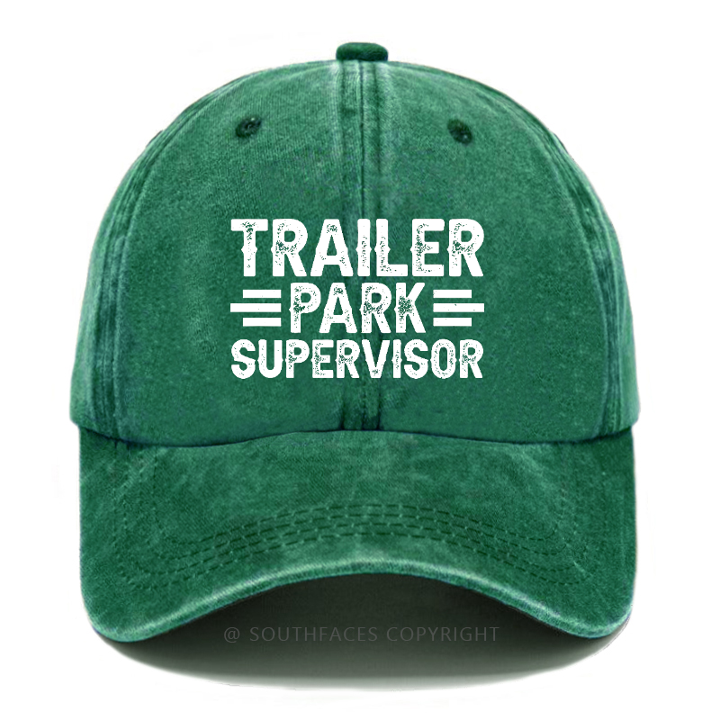 Trailer Park Supervisor Funny Sarcastic Gift Hat