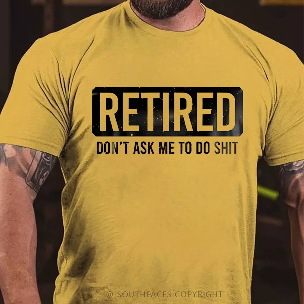 Mens Retirement Funny T-Shirt