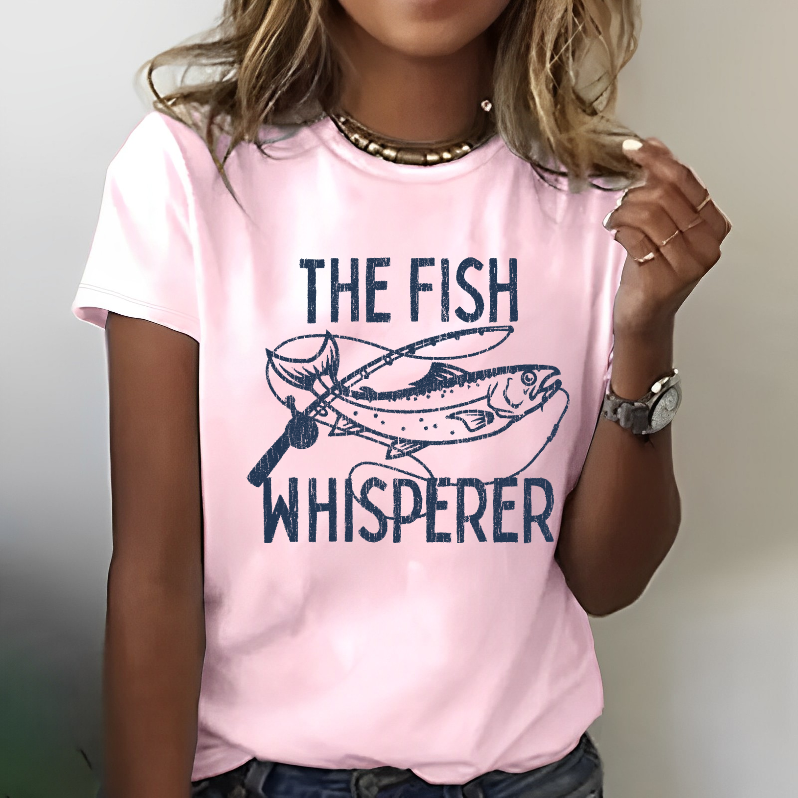 The Fish Whisperer Funny Fishing T-shirt
