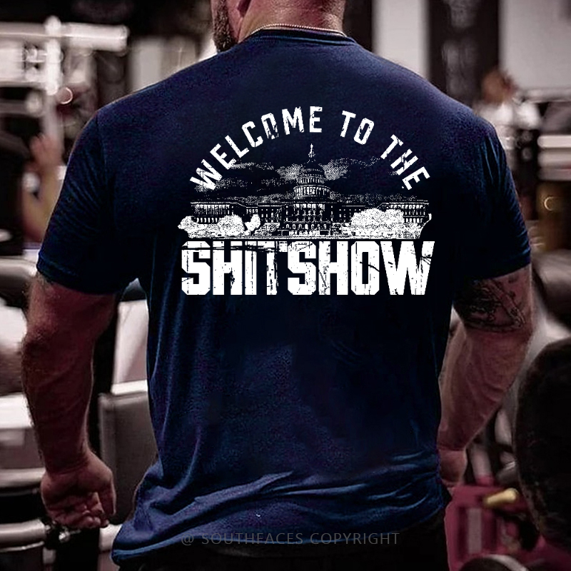 Welcome To The Shit Show Print Men's T-shirt